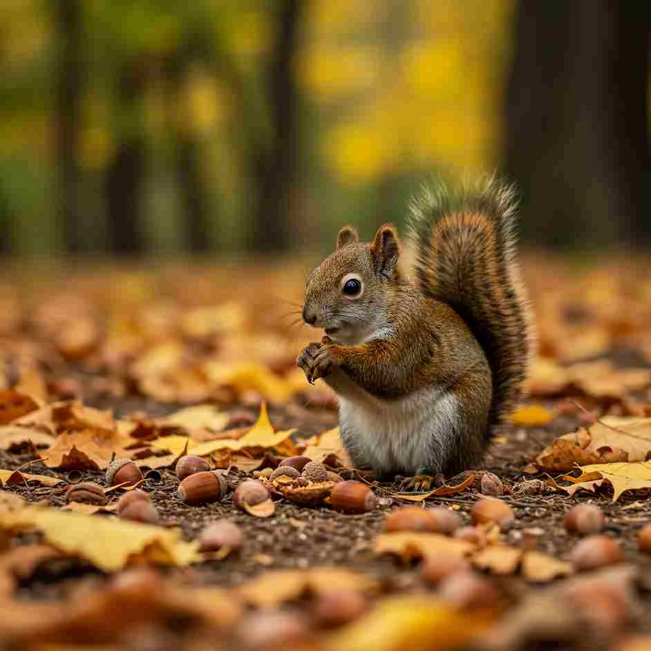 How Squirrels Prepare for Winter