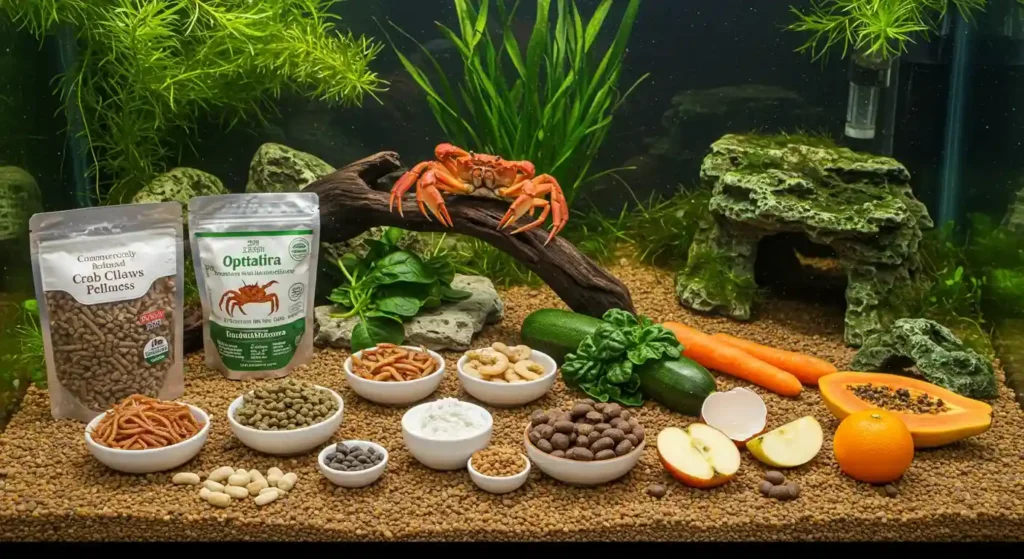 Optimal Diet for Captive Red Claw Crabs