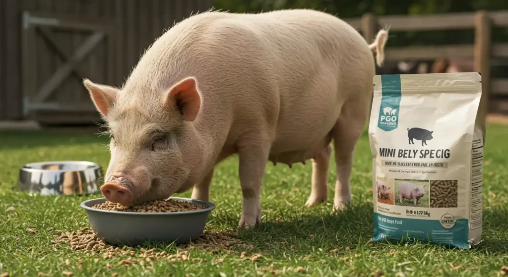 What do Pot Belly Pigs Eat - commercial pig