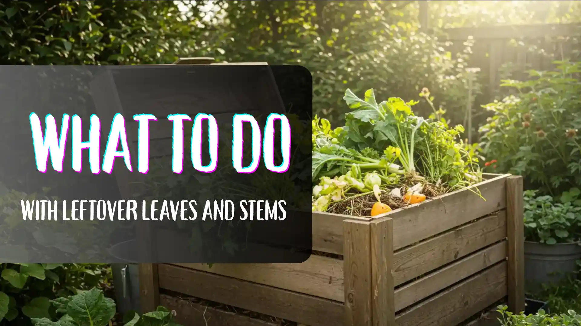 What to Do With Leftover Leaves and Stems - cover