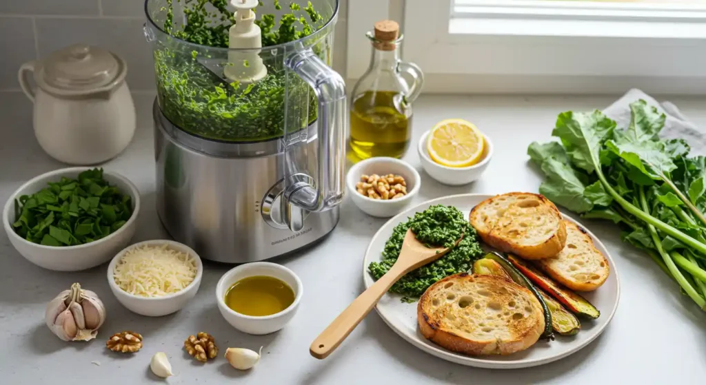 What to Do With Leftover Leaves and Stems - pesto
