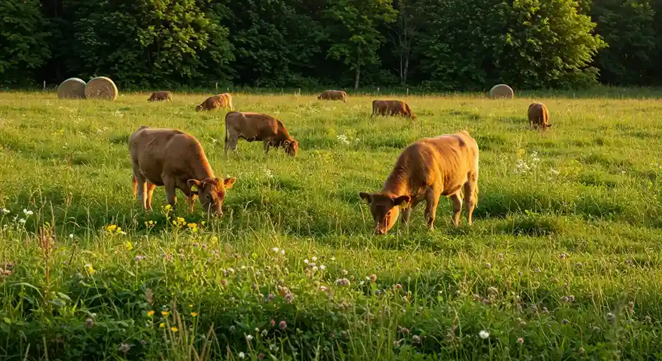 What do Mini Cows Eat - Grazing