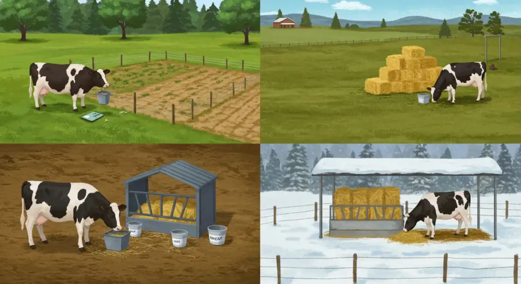 What do Mini Cows Eat - feeding problems