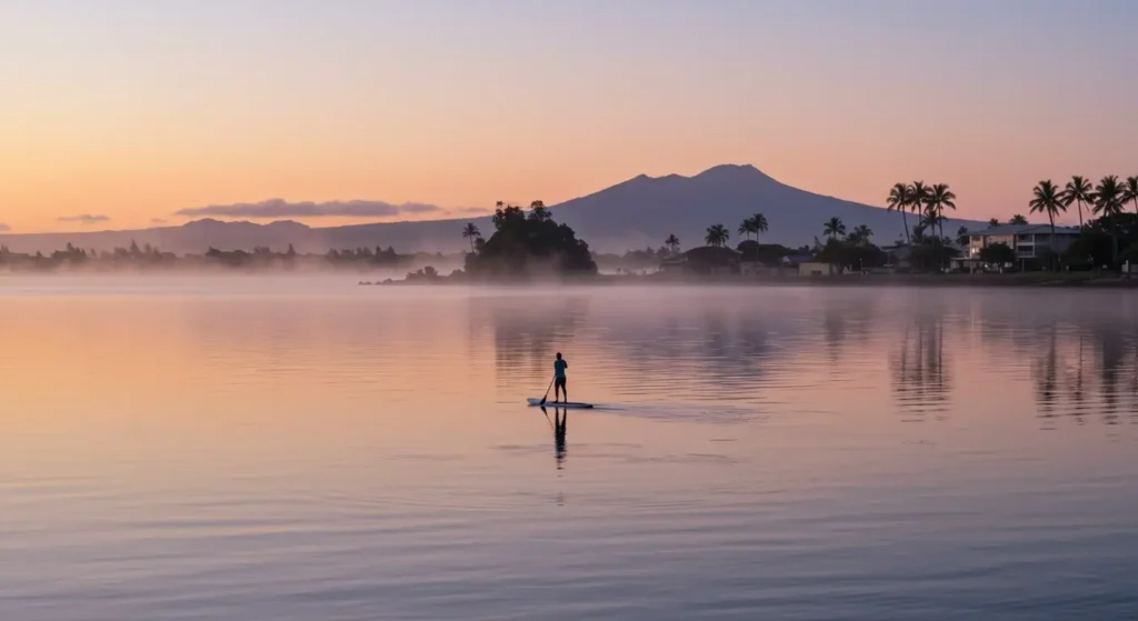 Paddle in Hilo Bay