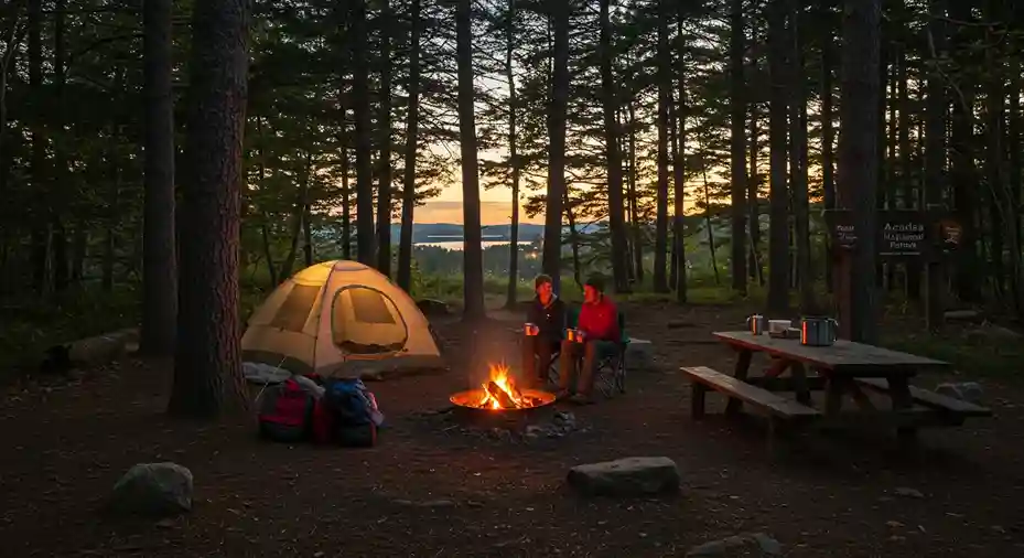 Staying Inside Acadia National Park image