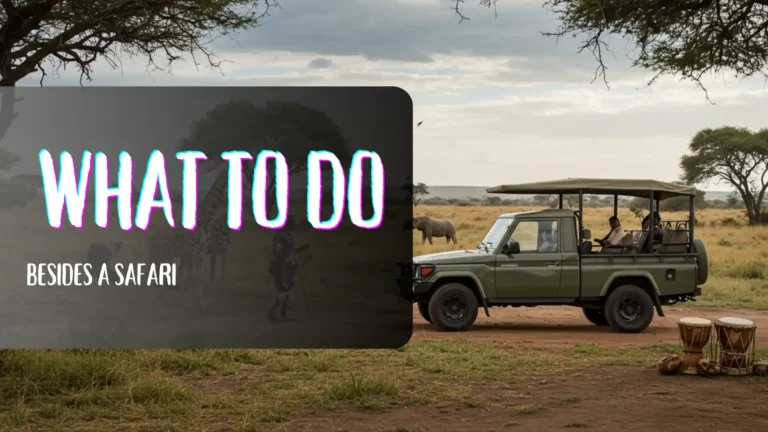what to do besides a safari - cover