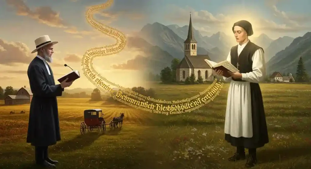 Amish to their origins in Europe